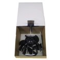 Black Fireplace 6 Blades Heat Powered Stove Fan Friendly Quiet Fan