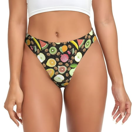 Sigee Fruits for Women s G-String Panty  Low Rise  Soft Lace Perfect for Everyday Wear or Special Occasions-XX-Large