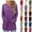 Purple, variant on Scyoekwg Womens Long Sweaters Fall Fashion Dressy Casual Long Sleeve Top for Women Crewneck Tunic Knit Sweaters Loose Fit Pullover With Pockets (Purple,XL)