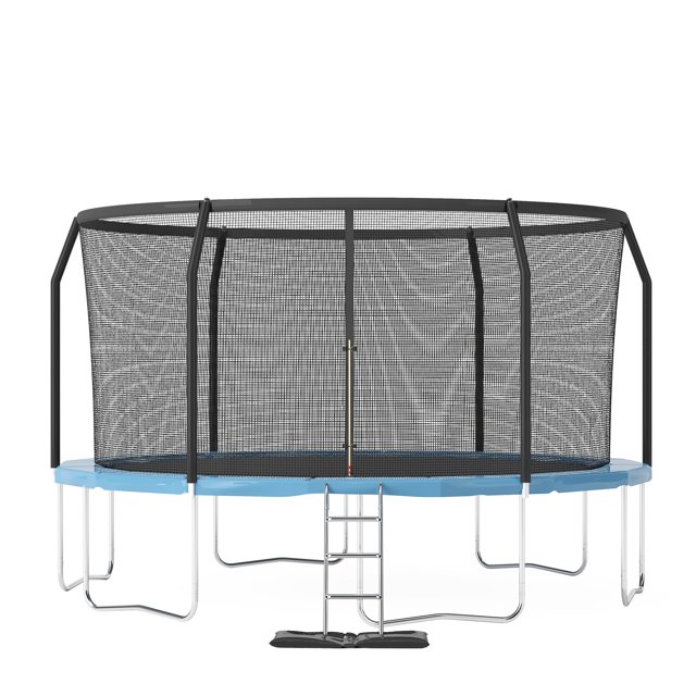 Airzone Jump Premier Backyard Trampoline 14ft Black/Blue