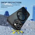 thumbnail image 6 of for iPhone 14 Pro 5G 6.1 Inch Case(Not for iPhone 14 Pro Max), Magnetic Case with Built in Magnets, Clear Slim Resist Scratches Drop Protection Bumper Case for iPhone 14 Pro - Black, 6 of 9