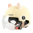 thumbnail image 1 of Open Face Helmet Lightweight Accessories for Cruiser Street Autobicycle Yellow, 1 of 8