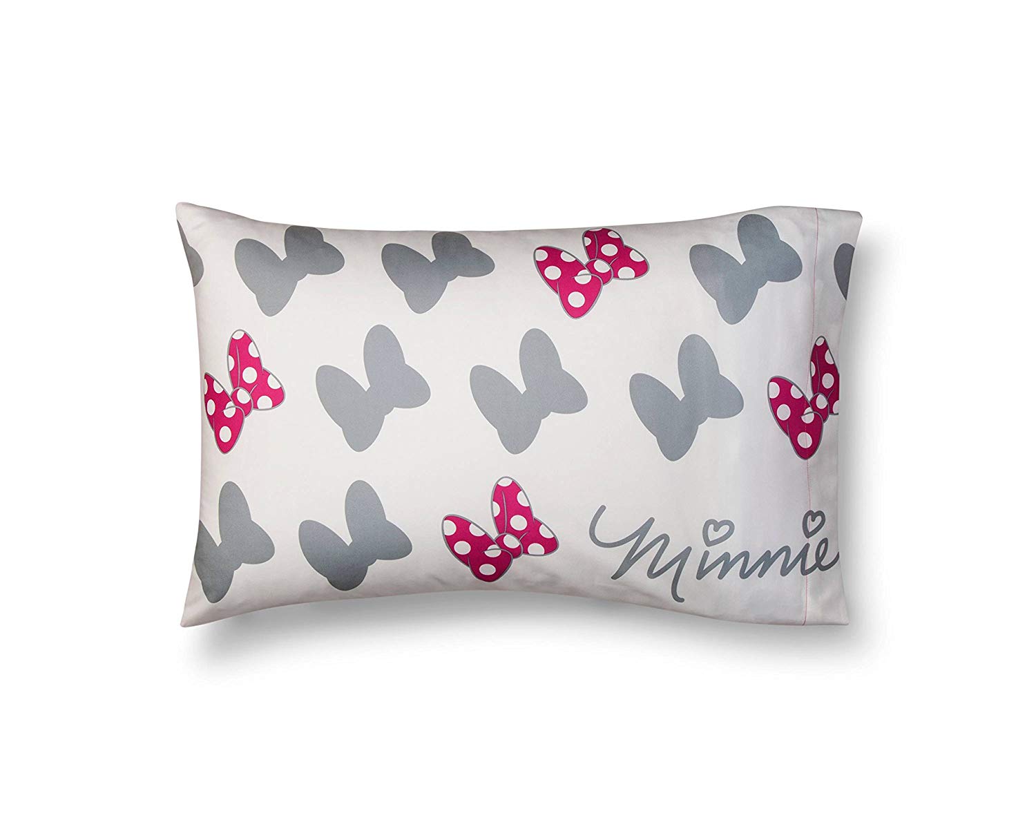Minnie Mouse Gray & Pink Pillow Case (Standard) Reversible Walmart Canada