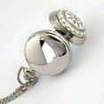 thumbnail image 5 of Feshionn IOBI Vintage White Pearl Flower Mini Pocket Watch Necklace, 30" Chain (Women's), 5 of 7