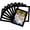3.5X5" Black, variant on Magnetic Picture Frames for Refrigerator (4"X6",30 Pack),Magnet Photo Frame Pockets/Greeting Card Sleeve,Decorations for Lockers
