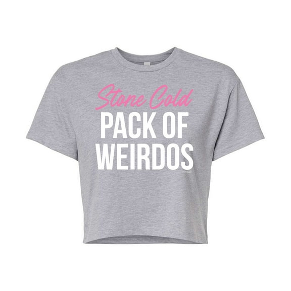 Bridesmaids - Stone Cold Pack Of Weirdos - Juniors Cropped Cotton Blend T-Shirt