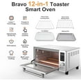 thumbnail image 3 of Nuwave Bravo Air Fryer Oven, 21-Qt Capacity 1800 Watts Convection Toaster Smart Oven, Large, 3 of 6