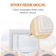 thumbnail image 4 of A5 A6 A7 Notebook Cover Resin Mold DIY UV Epoxy Silicone Molds, 4 of 5