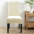 thumbnail image 3 of Skksst Waterproof Velvet Dining Chair Slipcover Extra Large Home Banquet Party Seat Protector Cover, Set of 6, 3 of 7