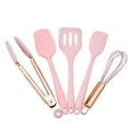 thumbnail image 1 of 5 Pcs Silicone Cooking Utensils Kitchen Utensil Set-Heat Resistant-Kitchen Gadgets Cookware Set., 1 of 5