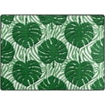 thumbnail image 2 of GZHJMY Green Monstera Palm Tree Leaves Summer Area Rug Living Room Rugs - 5'3" x4 Abstract Large Soft Indoor Washable Rug Low Pile Carpet for Bedroom Dining Room Office Carpet Runner, 2 of 6