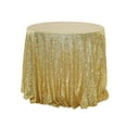 thumbnail image 1 of 1Pcs 23.6" Glitter Sparkly Fabric Tablecloth, for Birthday Wedding Party Decoration,Gold, 1 of 6
