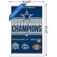 thumbnail image 3 of NFL Dallas Cowboys - Champions 23 Wall Poster, 14.725" x 22.375" Framed, 3 of 5