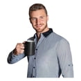 thumbnail image 4 of Taza cerámica mate elegante interior blanco 11 Oz-saimaa negro 9.5 x 11, 4 of 4