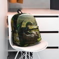thumbnail image 5 of Fuzoiu Deep Forest Stone Green Dragon Print School Backpack for Teens,Large Bookbag,Lightweight Laptop Bag for Travel, Work, School & Outdoor Adventures, 5 of 6