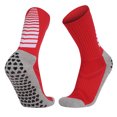 thumbnail image 1 of TSADFHJI Socks Socks for Men Plus Size Adult Soccer Basketball Socks Running Socks Solid Color Long Comfortable Breathable Non Sole Socks for Men Set with Robe Mens Socks Leather Red One Size, 1 of 5