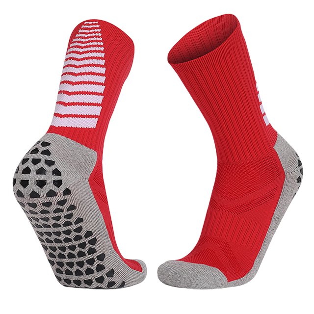 TSADFHJI Socks Socks for Men Plus Size Adult Soccer Basketball Socks Running Socks Solid Color Long Comfortable Breathable Non Sole Socks for Men Set with Robe Mens Socks Leather Red One Size