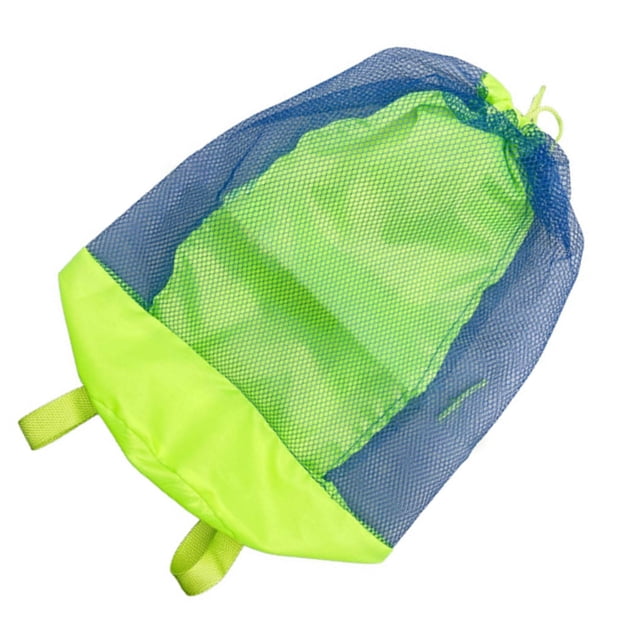 Juguetes de playa de Mochila Mesh, Bolso de Malla de Almacenamiento de Juguetes práctico Portátil para Palanca