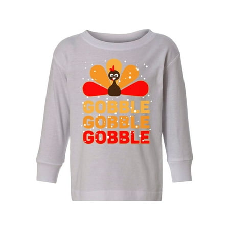 

Awkward Styles Thanksgiving Sweater for Toddler Gobble Gobble Long Sleeve Shirt