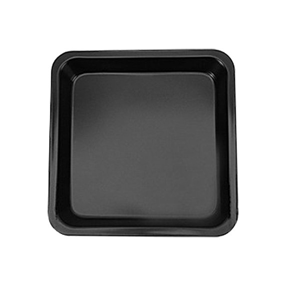 Trayknick 7/8 Inch Large Capacity Food Grade Reusable Roasting Pan Non-Stick Square Deep Baking Pan Household Supplies