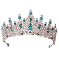 thumbnail image 4 of Coronas de boda Macarena Nupcial Cristal Tiara, 4 of 8