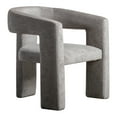 thumbnail image 3 of Comfortable Armchair Soft Grey Living Room Chair Modern Accent Chair, 3 of 9