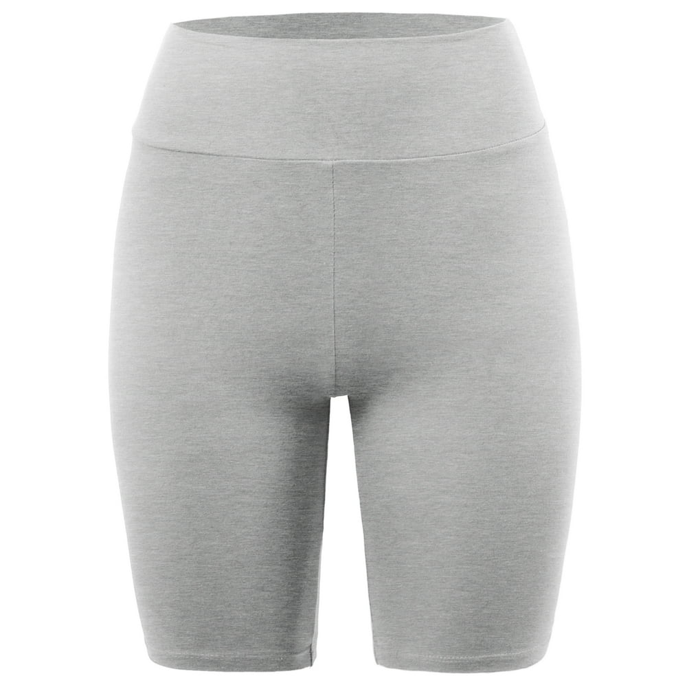 grey biker shorts for women