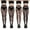#01, variant on 4 Pack Halloween Pattern Fishnet Tights Black Sexy High Waist Bats Skull Fishnets Print Leggings Stockings for Women