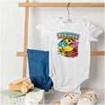 thumbnail image 4 of PACMAN Video Arcade Game Ghost Chomp Romper Boys or Girls Infant Baby Brisco Brands NB, 4 of 6
