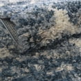 thumbnail image 6 of Rugs.com Athena Shag Collection Rug – 8' Square Blue Shag Rug Perfect For Living Rooms, Kitchens, Entryways, 6 of 9