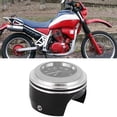 thumbnail image 4 of Reloj de manillar de motocicleta Ticfox Modificación de motocicleta Esfera negra con superficie blanca, 4 of 9