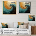 thumbnail image 4 of Designart "Swirl Vortex In The Desert Mirage III" Abstract Spirals Wall Decor, 4 of 7