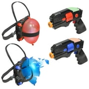 ArmoGear Balloon Battle Laser Tag Blaster Set, Indoor and Outdoor Game for Ages 8+, 2 Pack