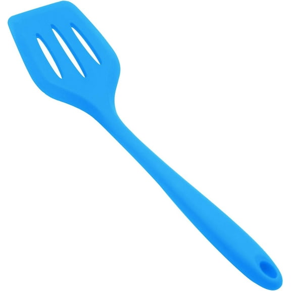 Silicone Nonstick Turner, High Heat Resistant to 480°F, Food Grade Slotted Turner, BPA Free, Slotted Spatula for Fish, Eggs, Pancakes, Wok (12 inch)