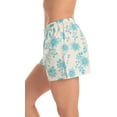 thumbnail image 2 of Just Love Women’s Cotton Pajama Shorts- Sleep & Lounge Boxer PJs. (Floral Blue, X-Large), 2 of 3