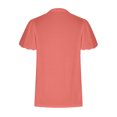 thumbnail image 5 of Mujeres sueltas casual manga corta cuello pico sólido casual blusa camiseta túnica tops OAVQHLG3B Store  lin121212, 5 of 5