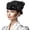 Black, variant on Women's Vintage Wool Felt Beret Hat with Floral Rhinestone Embellishment for Church Derby Formal Events