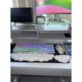 thumbnail image 5 of QUTOOL Keyboard Wrist Rest Memory Foam Wrist Pad , Ergonomic PU Casing, Non-Slip Base, White, 5 of 11