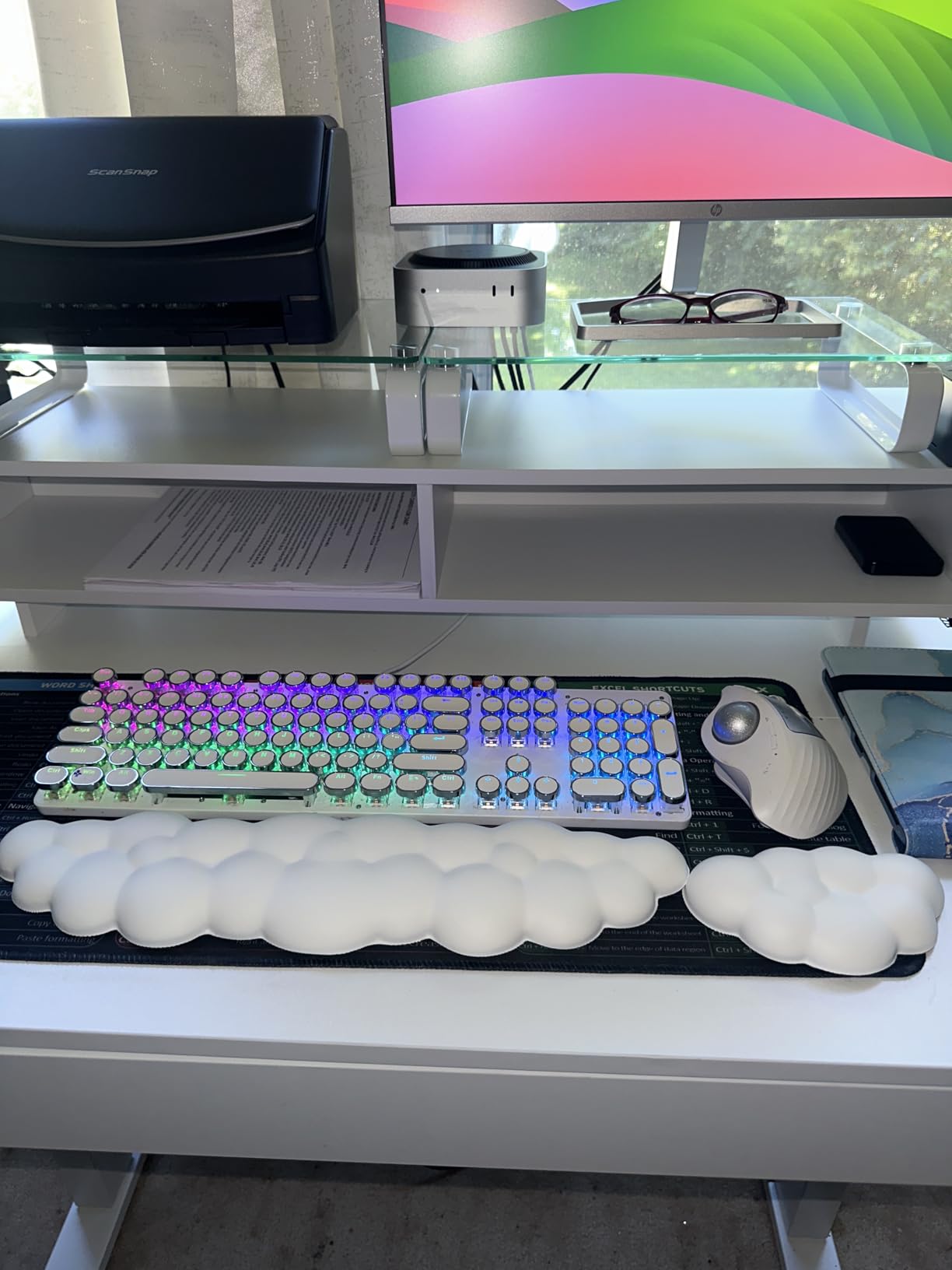 QUTOOL Memory Foam Keyboard and Mouse Wrist Rest Set photo 4