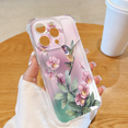 thumbnail image 1 of Flower And Bird Popular Pattern Acrylic Four-corner Drop-resistant Mobile Phone Case Is Suitable For Iphone14ProMax/14Plus/14Pro/14,iphone13ProMax/13Pro/13/13MINI,iphone12ProMax/12Pro/12,iphone11ProMa, 1 of 4