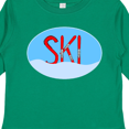 thumbnail image 4 of Inktastic Ski Red Skis and Snow in an Oval Boys or Girls Long Sleeve Toddler T-Shirt, 4 of 5