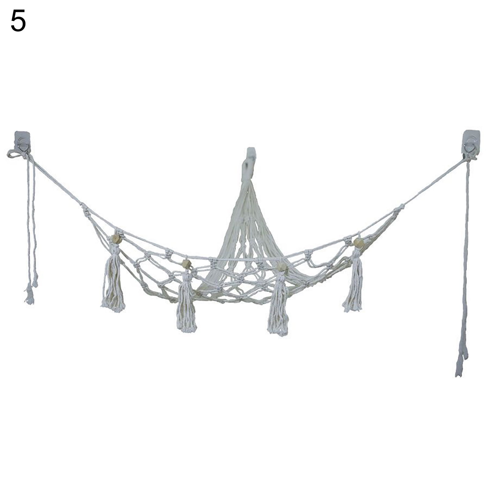 Stuffed Animal Toy Hammock Macrame with light, Corner Toy Corner