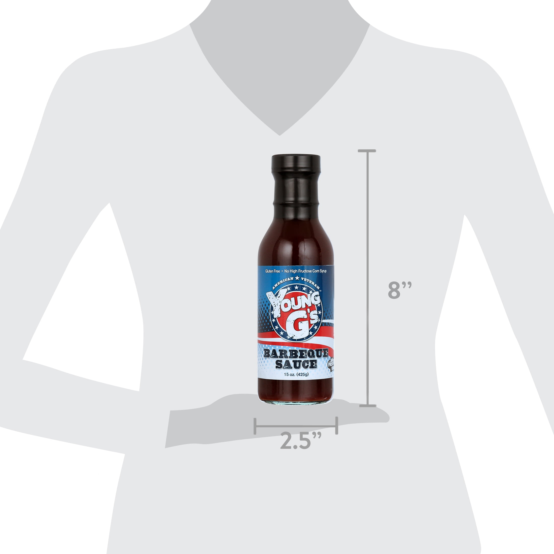 Young G's Original Barbeque Sauce, 15 oz, Gluten-Free