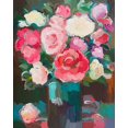 thumbnail image 2 of Khorasani, Hooshang 15x18 White Modern Wood Framed Museum Art Print Titled - Rose Garden, 2 of 4