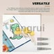 thumbnail image 3 of For Pack Of 30 Round Foam Sponge Paint Brush Set 5 Different Sizes, 3 of 5