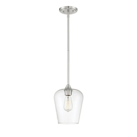 

Savoy House 7-4036-1-SN Octave 1 Light Satin Nickel Mini Pendant (0 W x 11 H)