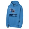 thumbnail image 2 of Youth Outerstuff  Light Blue Tennessee Titans Back to Basics Hoodie, 2 of 3