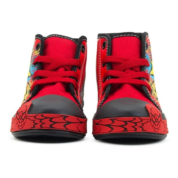 Tenis Niño Spider Man Bubble Gummers Zas Blanco/rojo 12-17 rojo 16