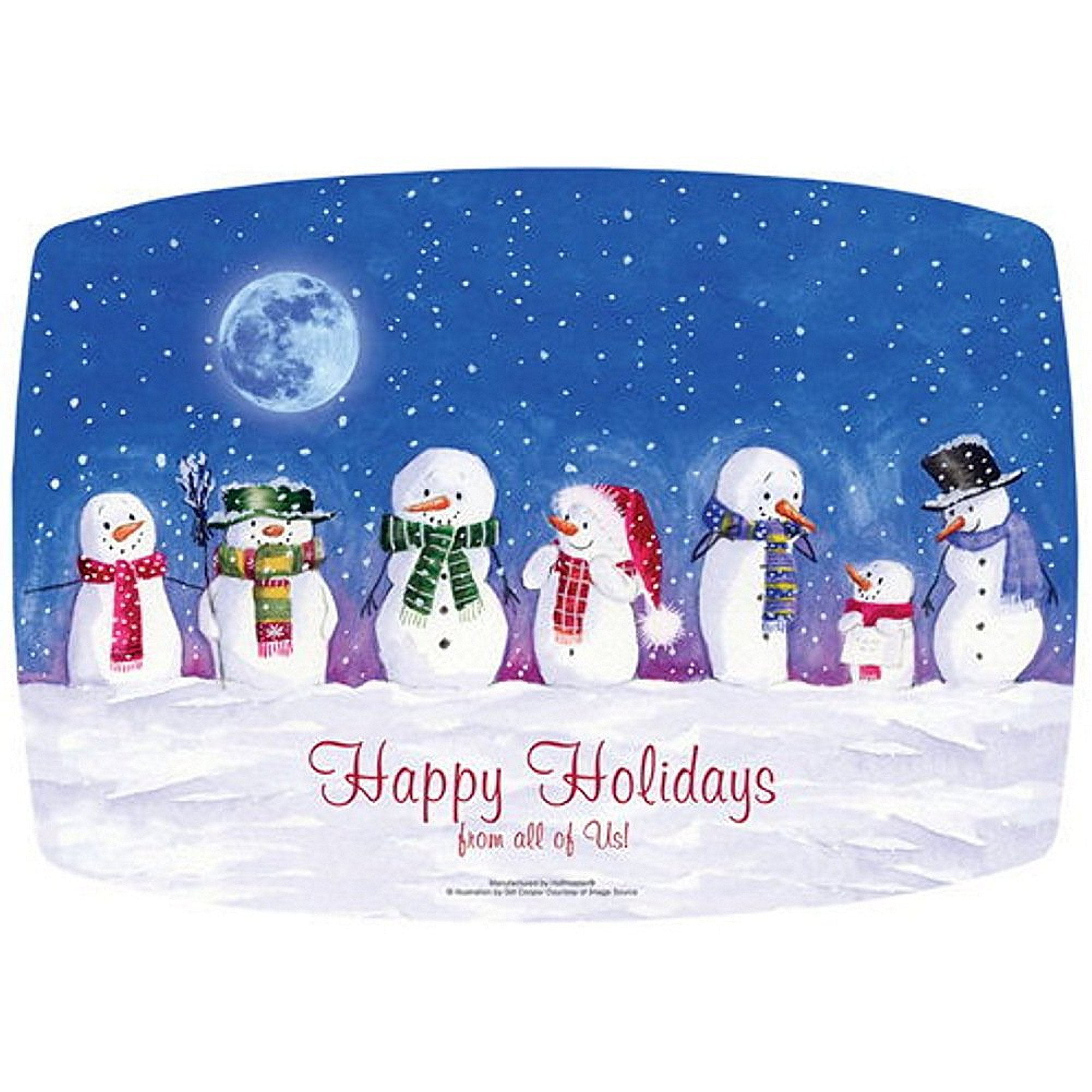 Michel Design Works 17 x 11 Paper Placemats Pad/25 Christmas Season's Greetings 