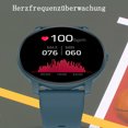 thumbnail image 3 of Reloj inteligente para mujer con pantalla a color HD de 1,3 pulgadas, reloj de fitness para mujer con monitoreo de SPO2, frecuencia cardíaca, sueño, estrés, etc. Reloj deportivo resistente, 3 of 6